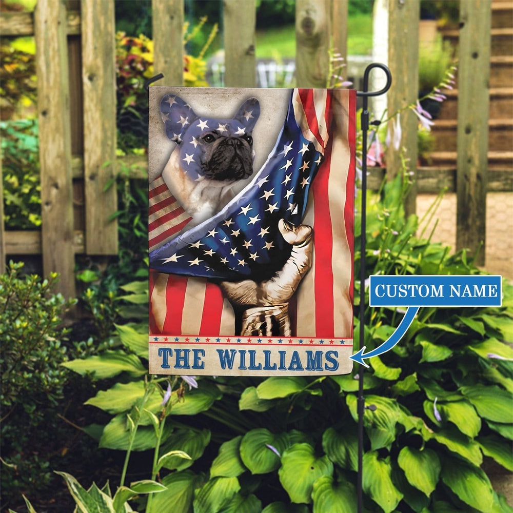 Personalized Dog Flags, French Bulldog Garden Flag, Garden Flags Dogs, Dog House Flags