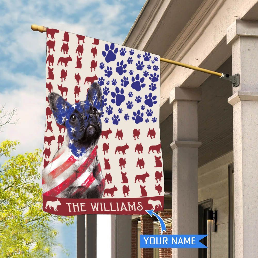 Personalized Dog Flags, French Bulldog House Flag, Dog Flags Outdoor, Garden Flags Dogs, Dog House Flags