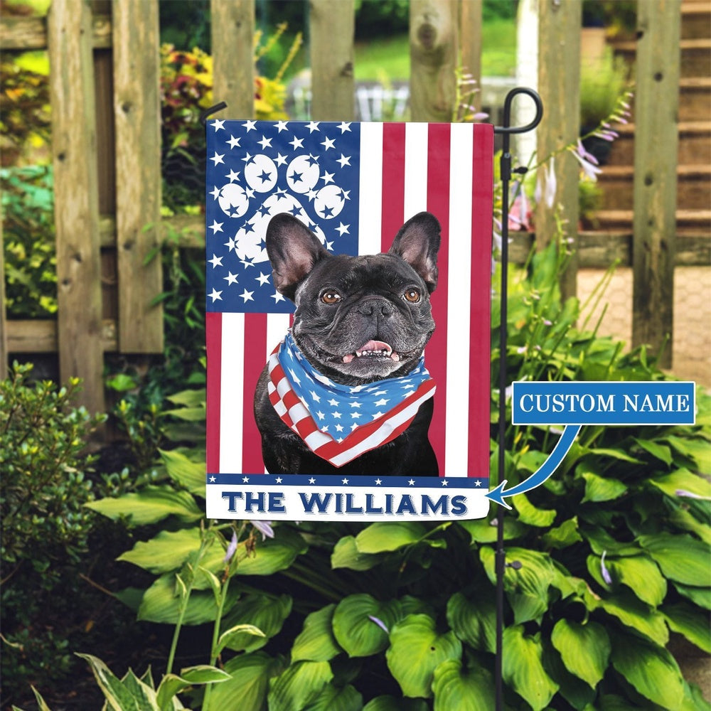 Personalized Dog Flags, French Bulldogs Garden Flag, Garden Flags Dogs, Dog House Flags