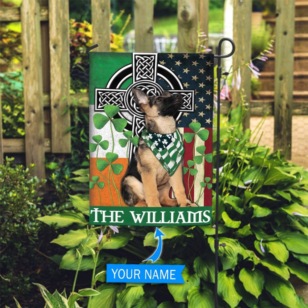 Personalized Dog Flags, German Shepherd Garden Flag, Custom Dog Garden Flags, Dog Flags Outdoor, Garden Flags Dogs, Dog House Flags