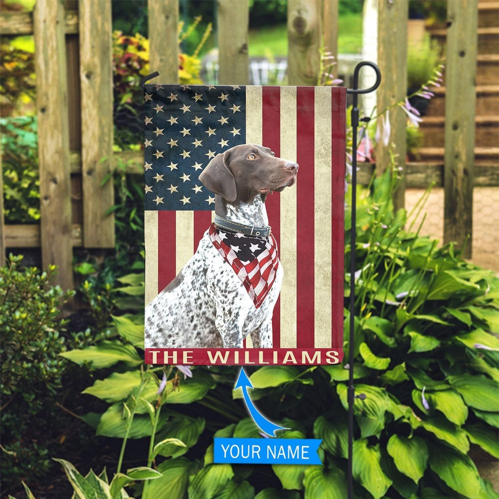 Personalized Dog Flags, German Shorthaired Pointer Garden Flag, Dog Flags Outdoor, Garden Flags Dogs, Dog House Flags