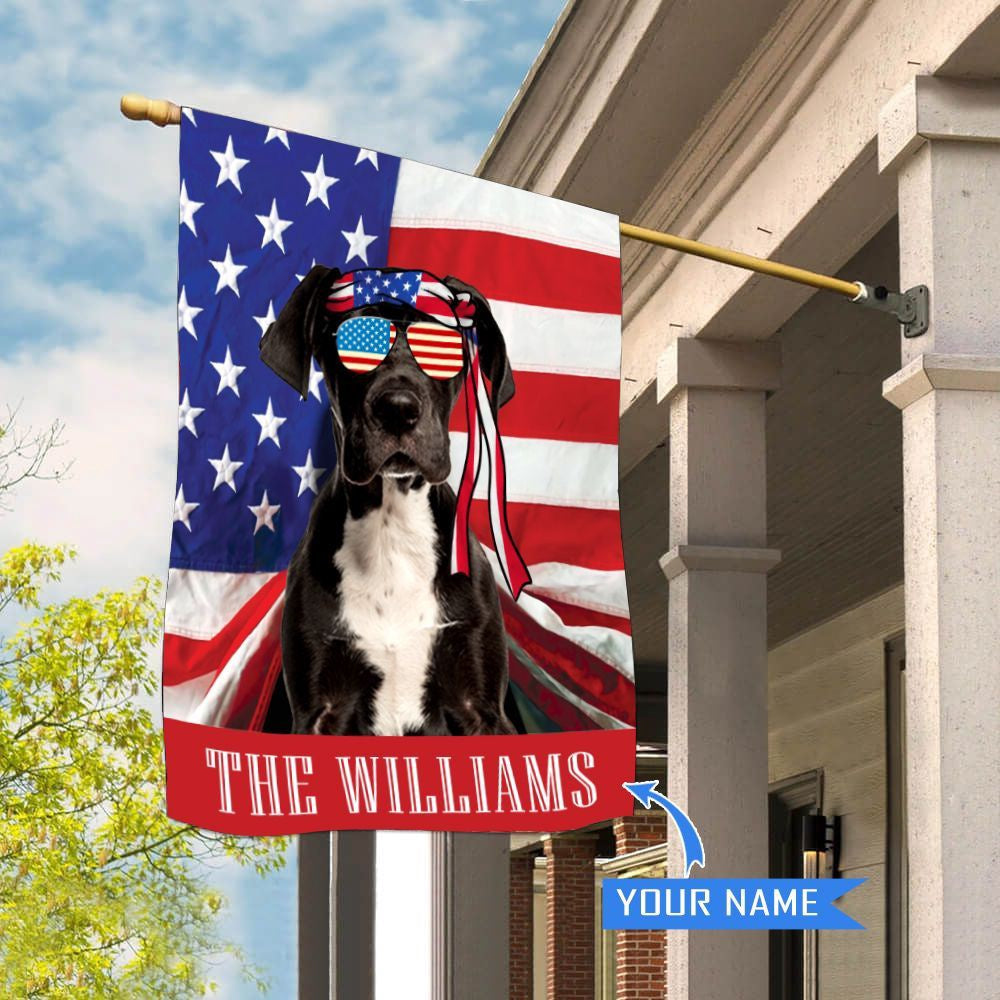 Personalized Dog Flags, Great Dane House Flag, Garden Flags Dogs, Dog House Flags