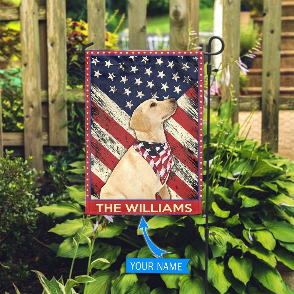 Personalized Dog Flags, Labrador Retriever Garden Flag, Garden Flags Dogs, Dog House Flags