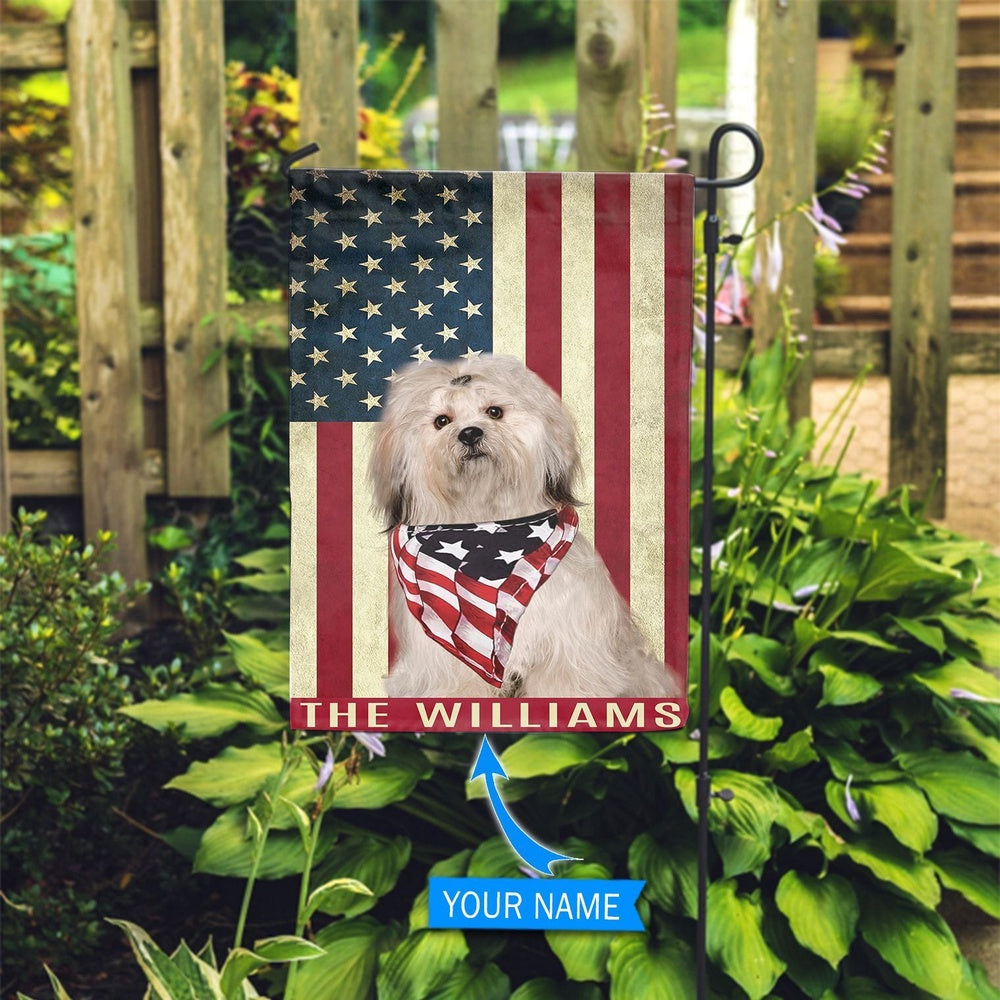 Personalized Dog Flags, Lhasa Apso Garden Flag, Dog Flags Outdoor, Garden Flags Dogs, Dog House Flags