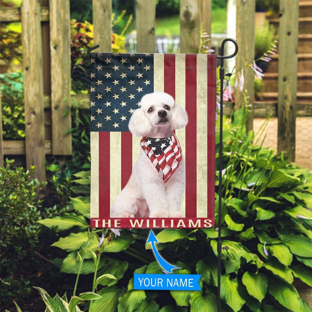 Personalized Dog Flags, Poodle Garden Flag, Dog Flags Outdoor, Garden Flags Dogs, Dog House Flags