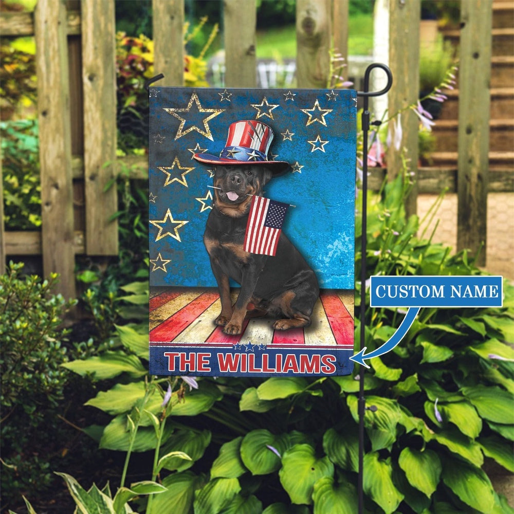 Personalized Dog Flags, Rottweiler Garden Flag, Dog Flags Outdoor, Outdoor Decor, Garden Flags Dogs, Dog House Flags