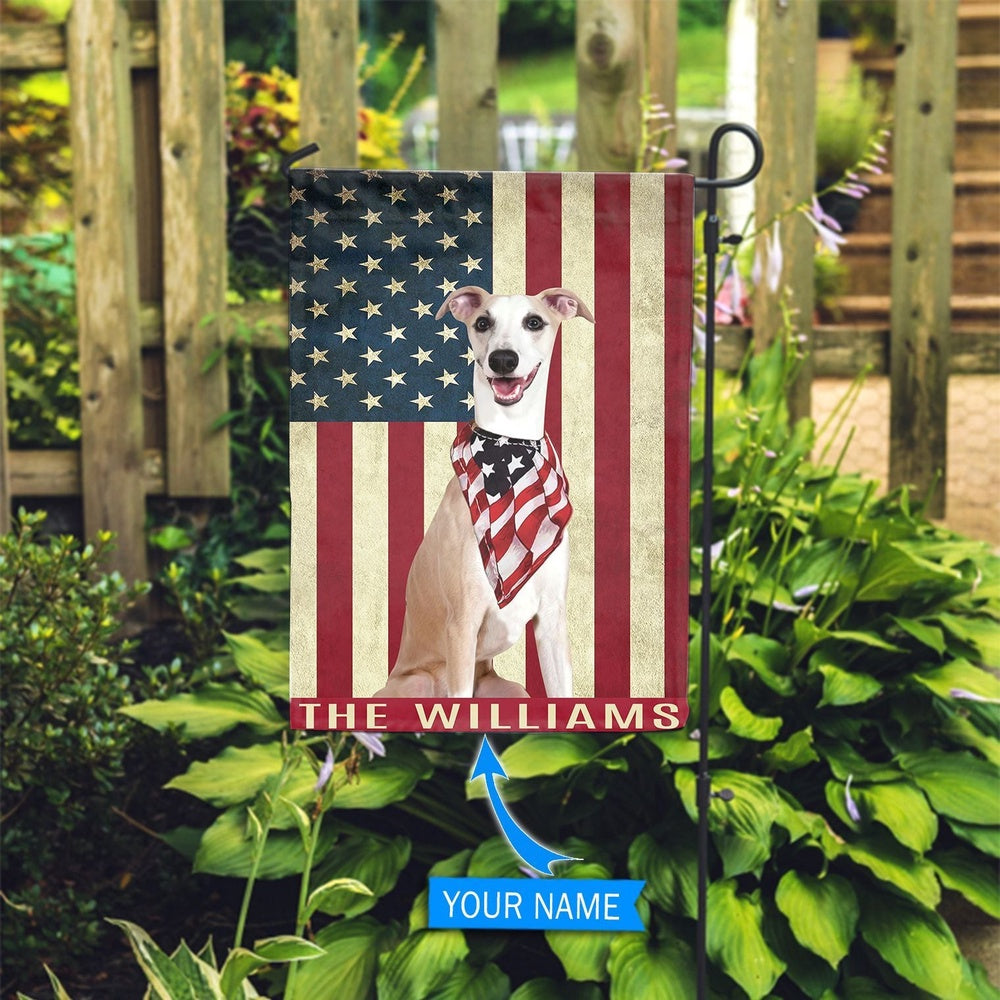 Personalized Dog Flags, Whippet Garden Flag, Garden Flags Dogs, Dog House Flags