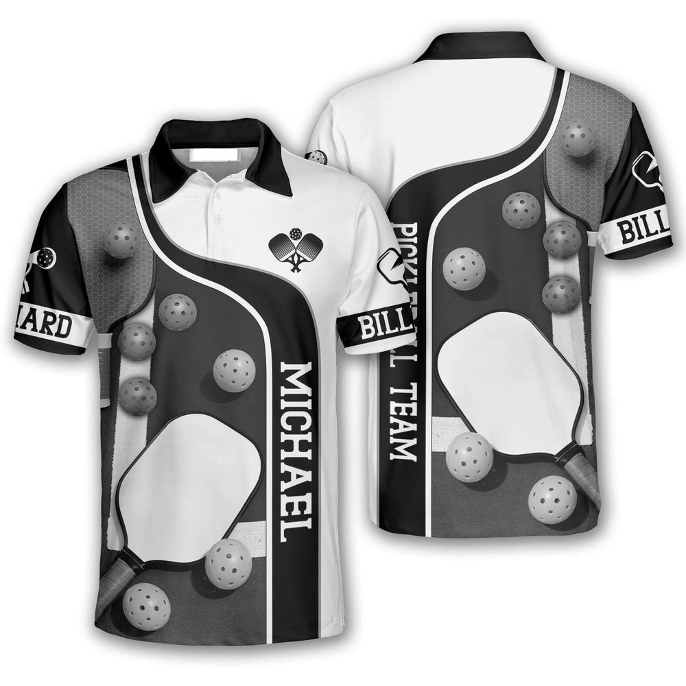 Pickleball Polo Shirts, BW Basic Sporty Pickleball Polo Shirts