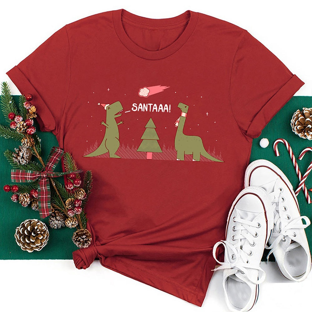 Santaaa T Shirt, Merry T Shirt, Unisex Christmas Shirts