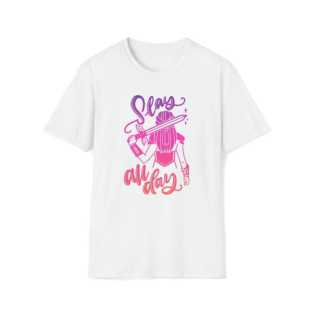 Slay All Day Premium T Shirt, Mother's Day Premium T Shirt, Mom Shirt