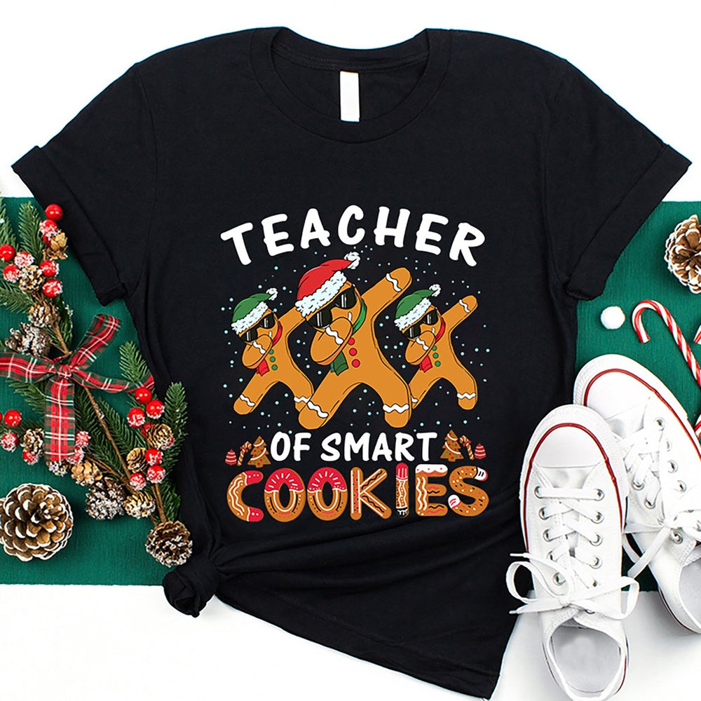 Teacher Of Smart Cookies T Shirt, Merry T Shirt, Unisex Christmas Shirts