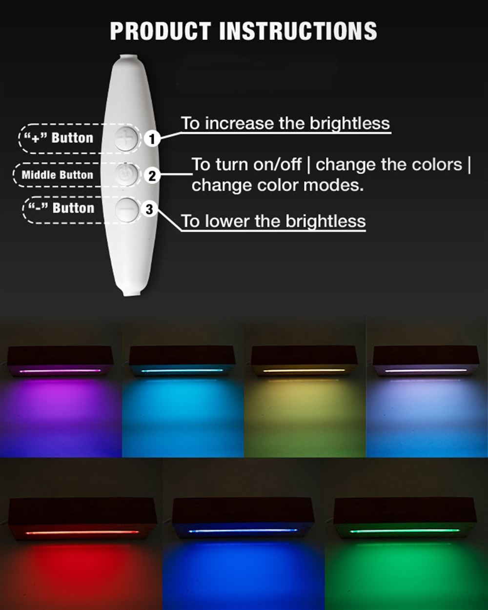 Till Death Do Us Part Personalized 3D Led Light Wooden Base, Couple Gift, Mother's Day Led Light, Mom Gift