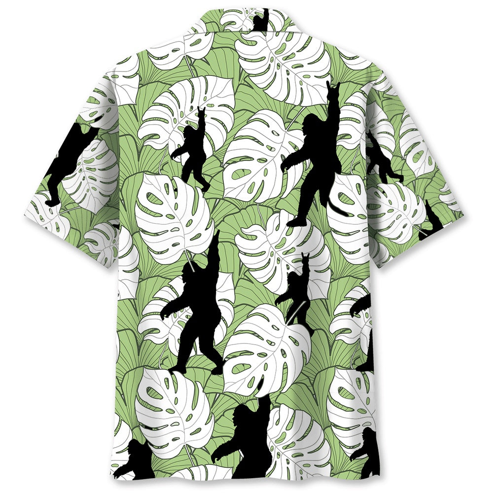 Tropical Bigfoot New Arrival Hawaiian Shirt, Funny Hawaiian Shirt, Cool Hawaiian Shirts, Best Hawaiian Shirts