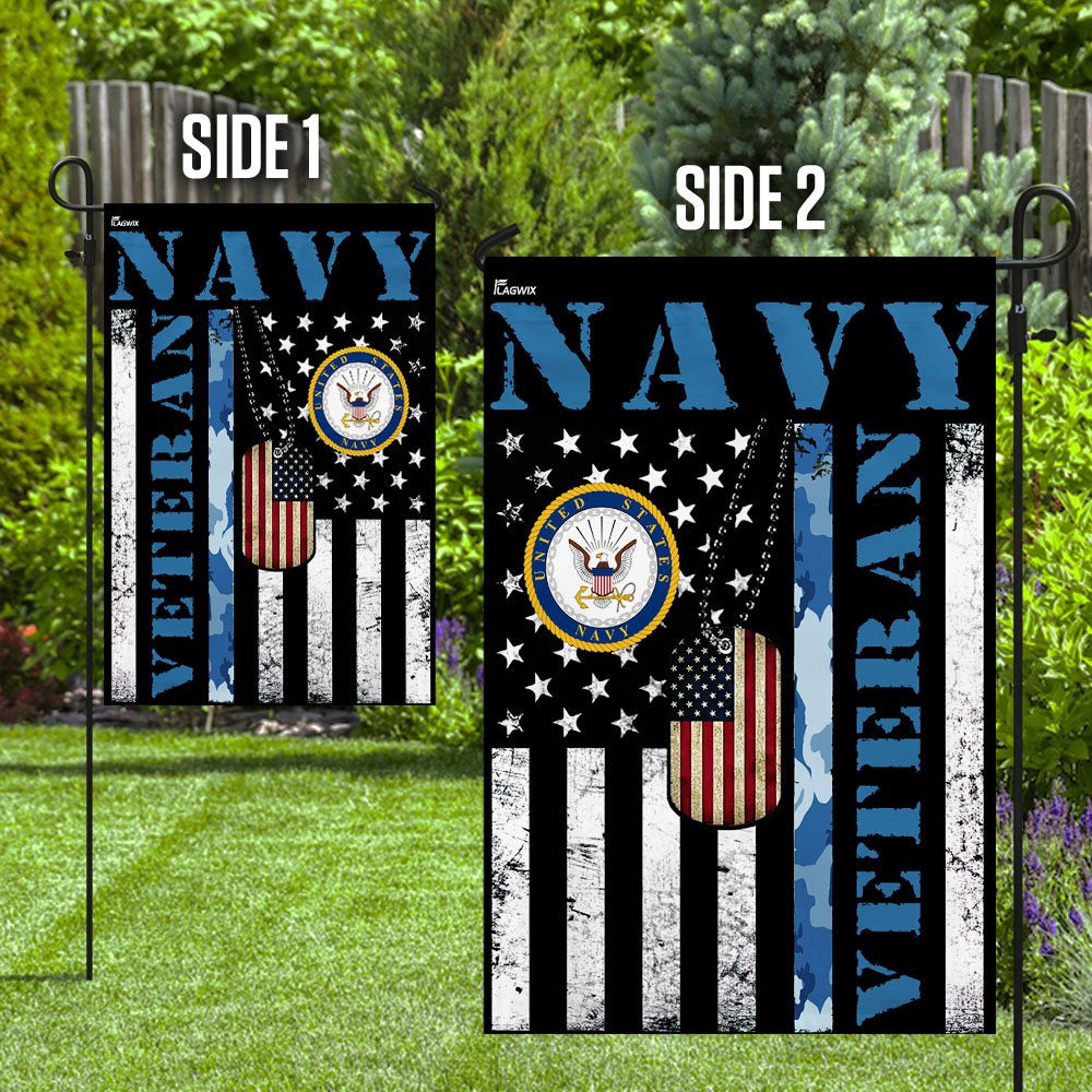 US Navy Veteran Flag, Navy Veteran Flag, US Navy Garden Flag, US Veteran Flag, Veteran Day Gift