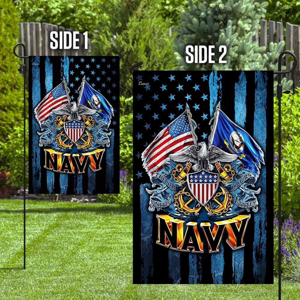 US Navy Veteran Flag, United States Navy American Flag, US Navy Garden Flag, US Veteran Flag, Veteran Day Gift
