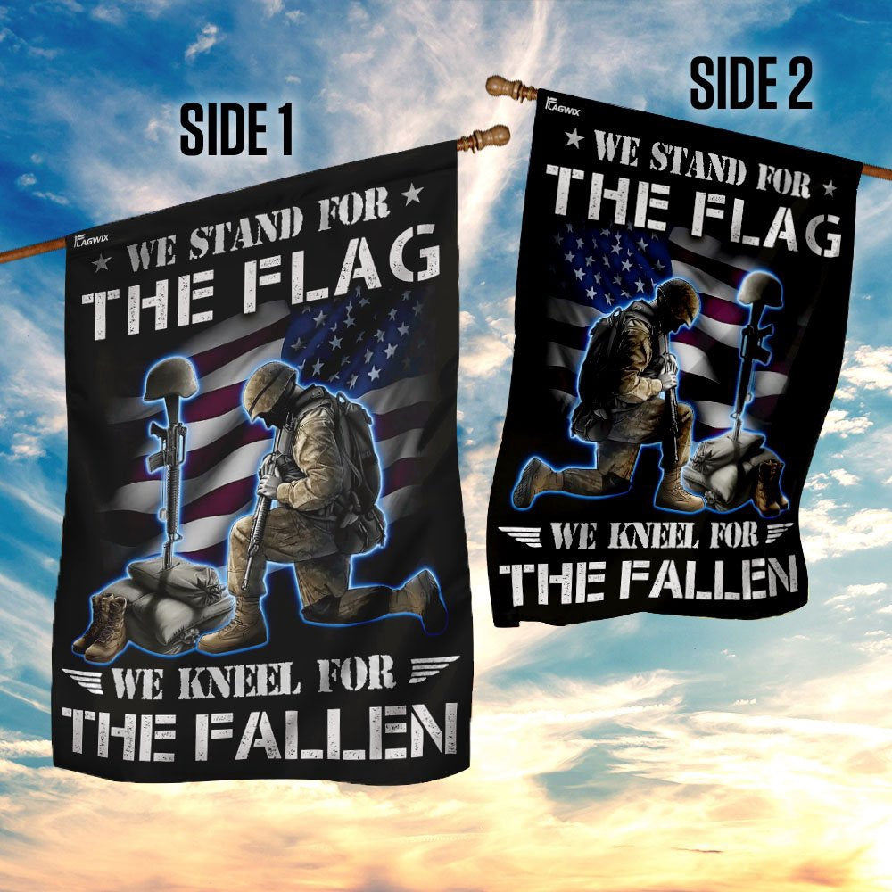 US Veteran Flag, Veteran - We Stand For The Flag Flag, Veteran Garden Flags