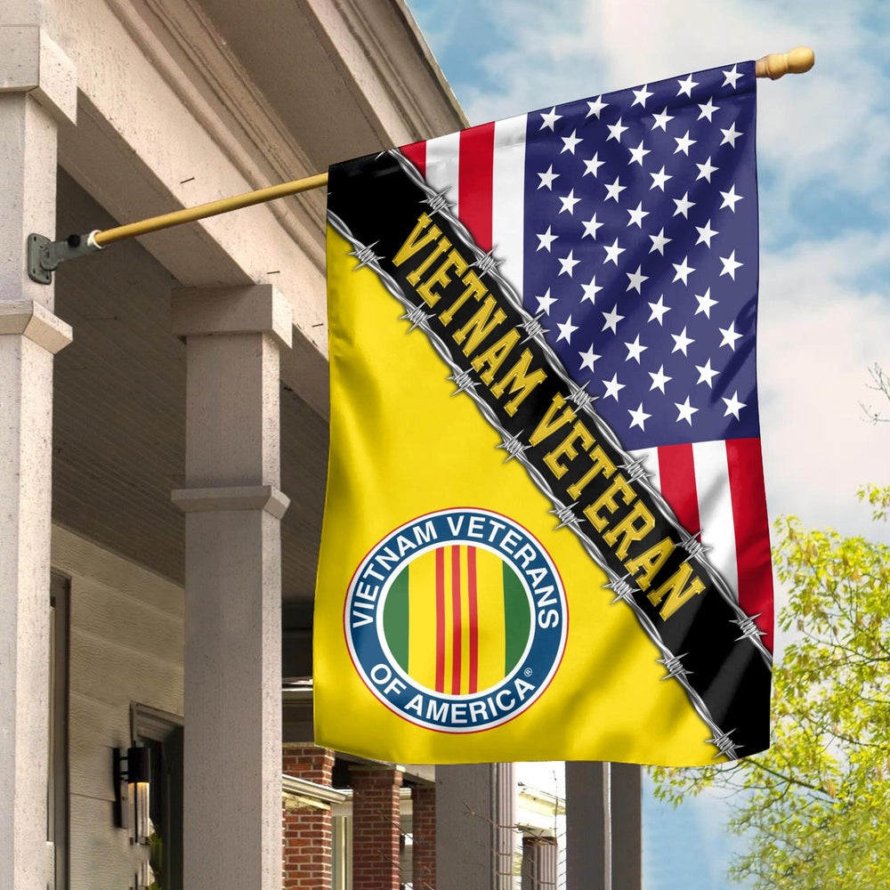 Vietnam Veteran Flags, Us Veteran Garden Flag, Gift For Veterans Day, American Flag Vietnam