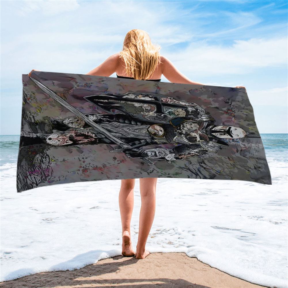 Warrior Armor Of God Beach Towel - Christian Beach Towel - Religious Art