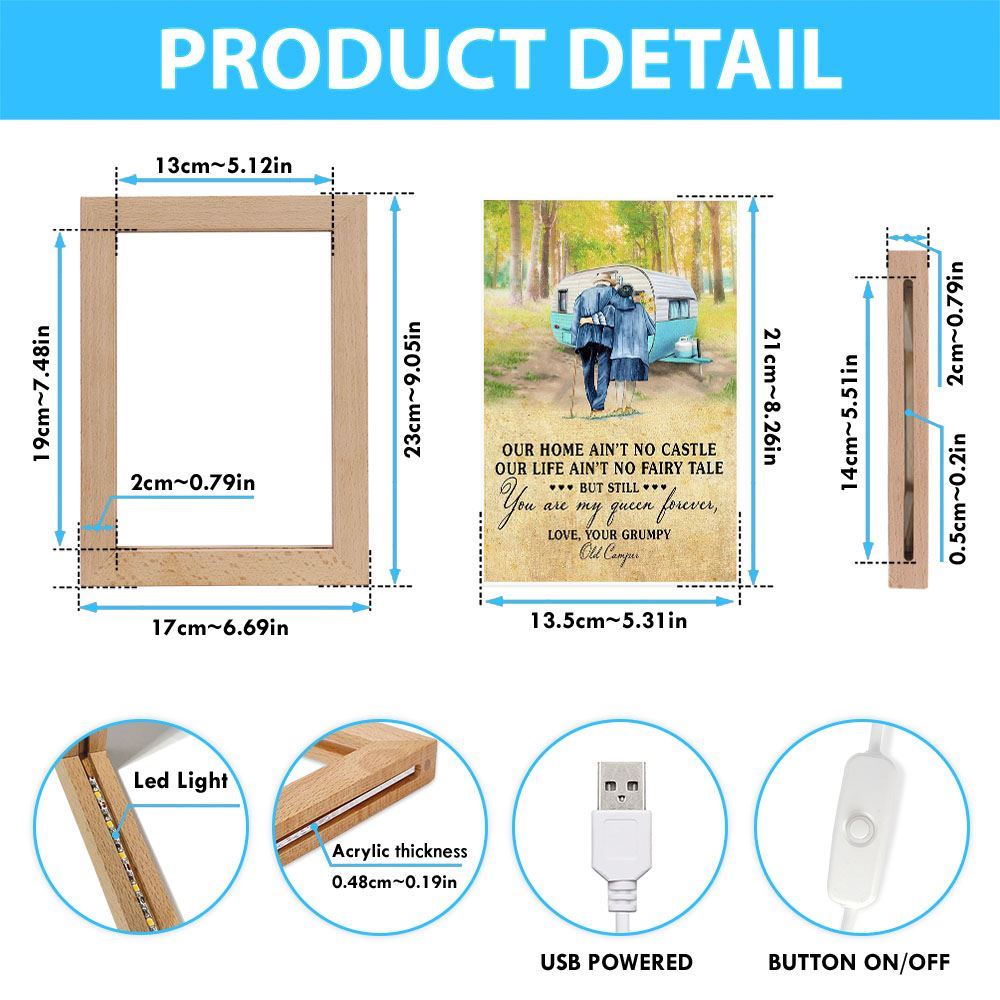 You Are My Queen Forever Frame Lamp, Mother's Day Night Light, Best Mom Ever, Gift For Mom