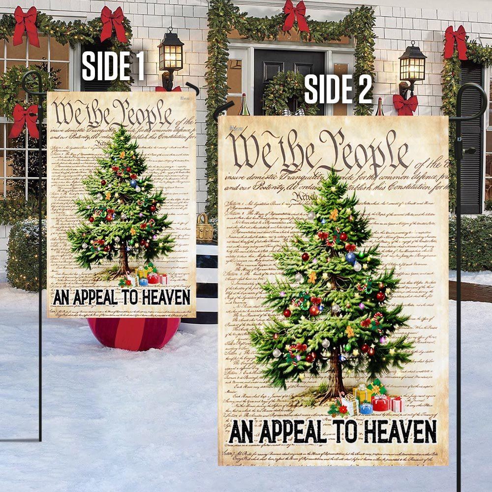 An Appeal To Heaven Christmas Pine Tree Flag, Christmas Garden Flag, Home Decor Accessories, Christmas Outdoor Decor Ideas