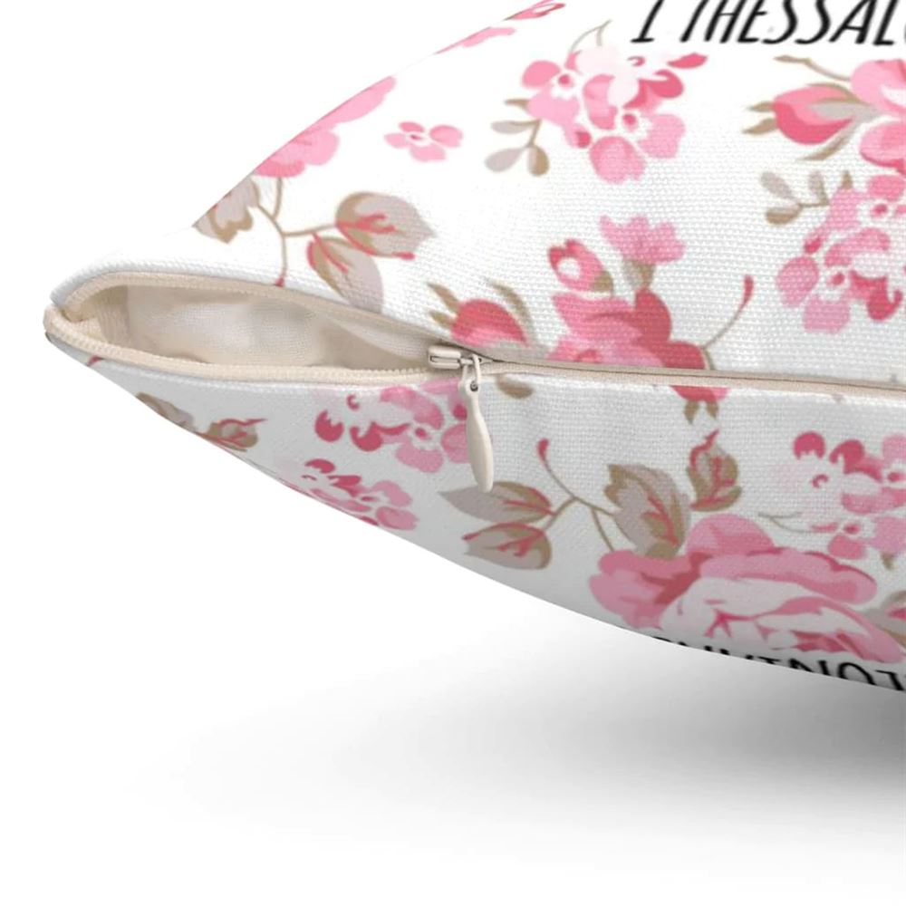 Christian Pillow, Jesus Pillow, 1 Thessalonians 517 Pray Without Ceasing Pillow, Christian Throw Pillow, Inspirational Gifts, Best Pillow