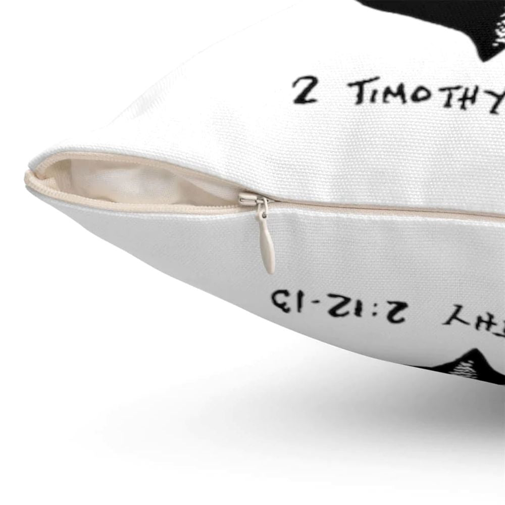 Christian Pillow, Jesus Pillow, 2 Timothy 212,13 He Remains Faithful Pillow, Christian Throw Pillow, Inspirational Gifts, Best Pillow