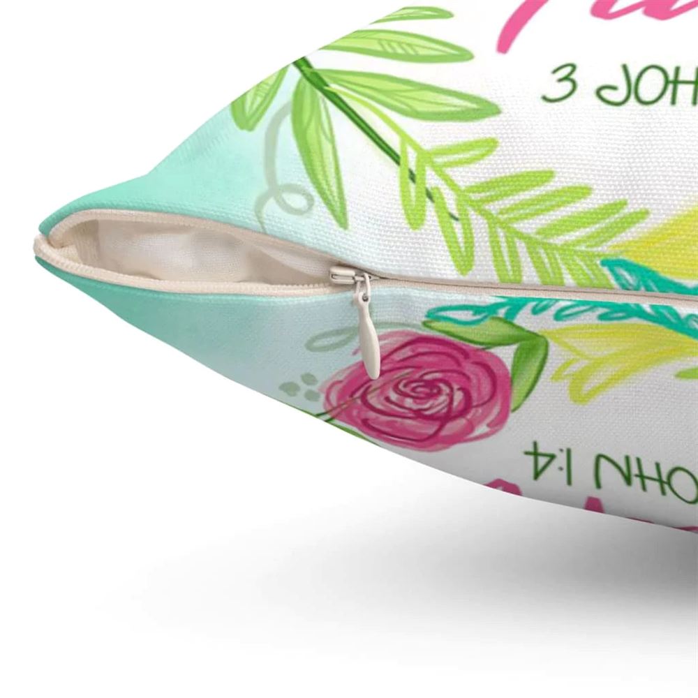 Christian Pillow, Jesus Pillow, 3 John 14 My Children Are Walking In The Truth Pillow, Christian Throw Pillow, Inspirational Gifts, Best Pillow