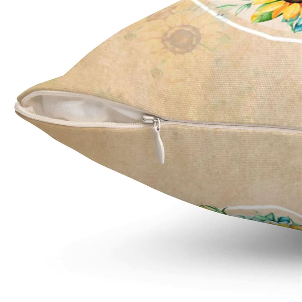 Christian Pillow, Jesus Pillow, Begin Each Day With A Grateful Heart Christian Pillow, Christian Throw Pillow, Inspirational Gifts, Best Pillow