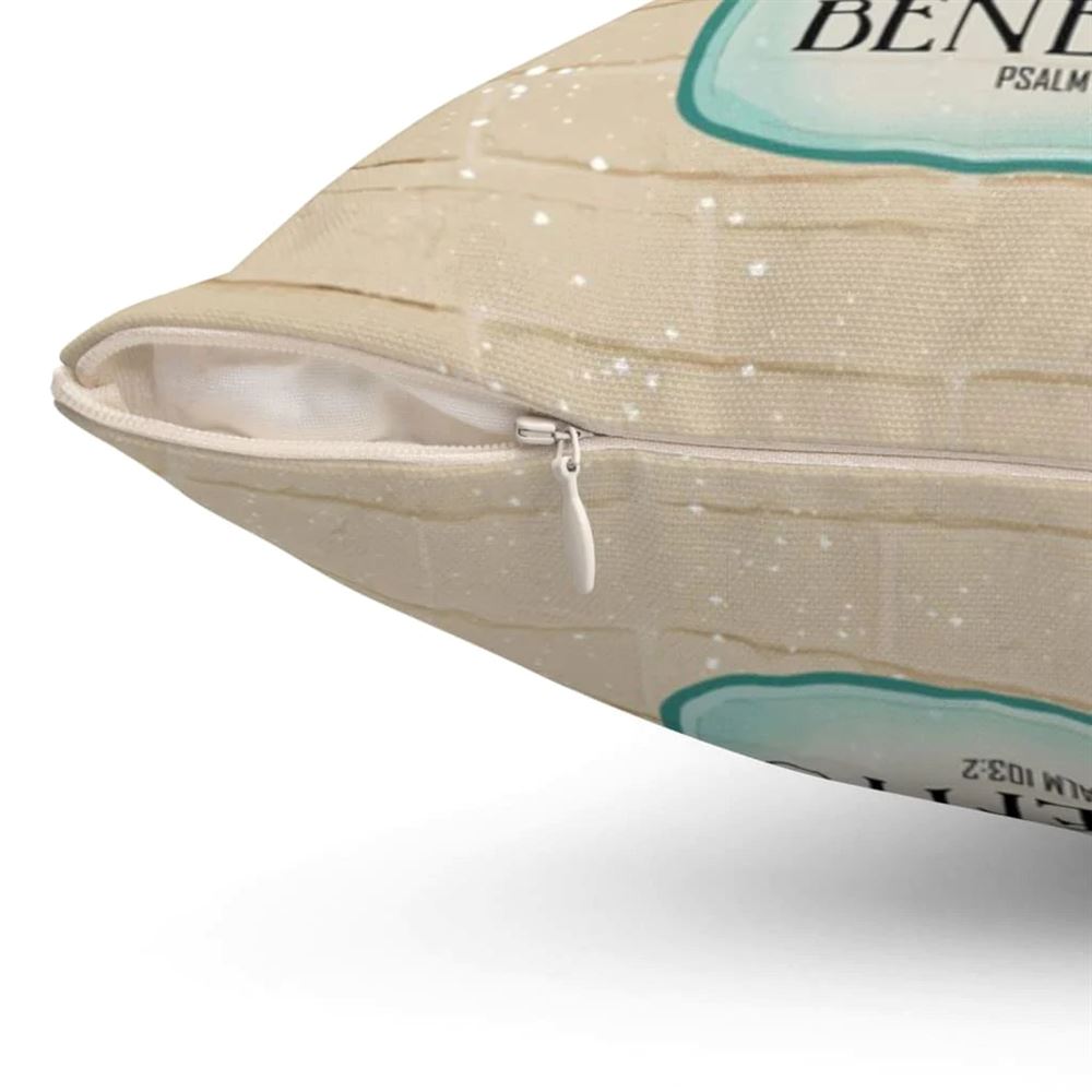 Christian Pillow, Jesus Pillow, Bless The Lord O My Soul Psalm 1032 Pillow, Christian Throw Pillow, Inspirational Gifts, Best Pillow