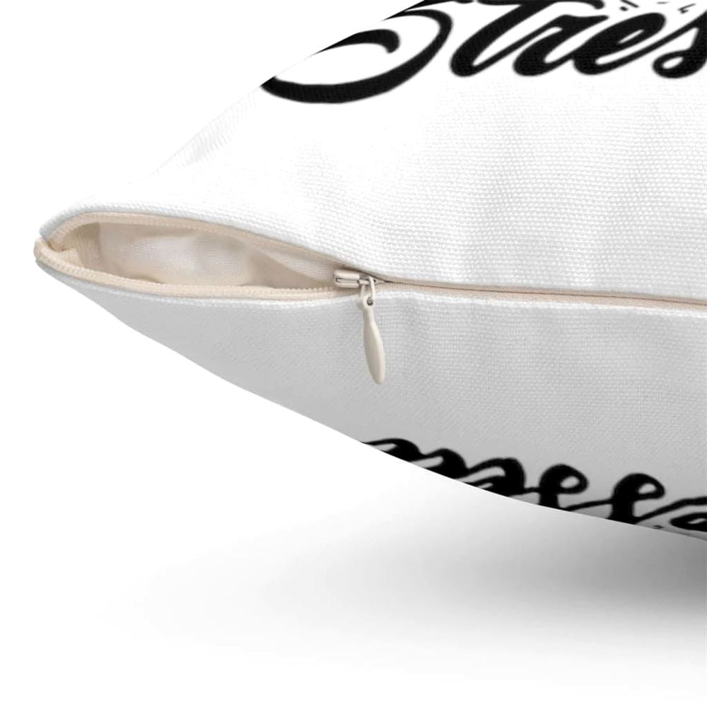 Christian Pillow, Jesus Pillow, Cross Pillow, Too Blessed To Be Stressed Pillow, Christian Throw Pillow, Inspirational Gifts, Best Pillow