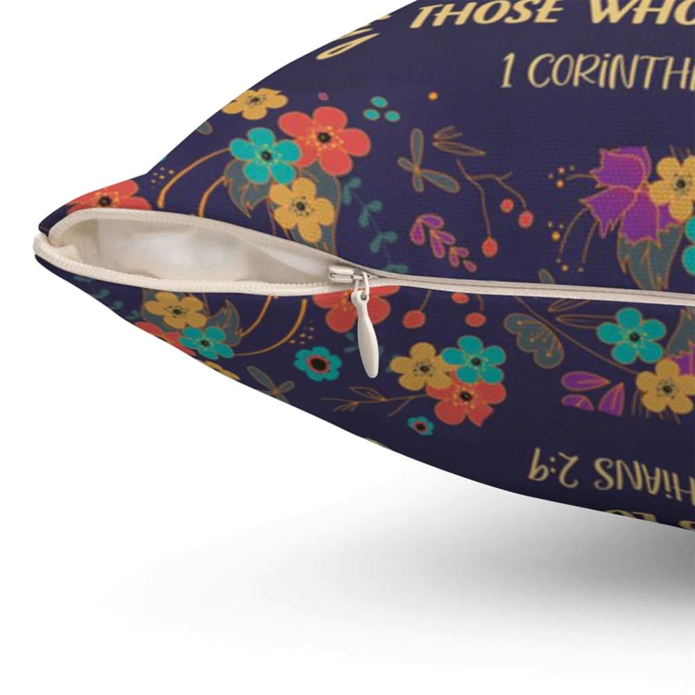 Christian Pillow, Jesus Pillow, Eye Has Not Seen Nor Ear Heard 1 Corinthians 29 Nkjv Pillow, Christian Throw Pillow, Inspirational Gifts, Best Pillow