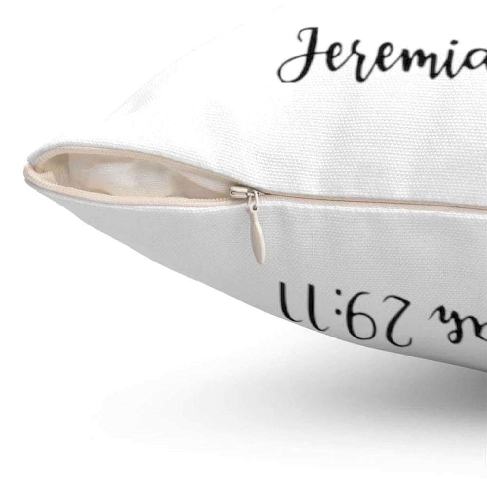 Christian Pillow, Jesus Pillow, Faith Pillow, Jeremiah 2911 His Will His Way My Faith Pillow, Christian Throw Pillow, Inspirational Gifts, Best Pillow