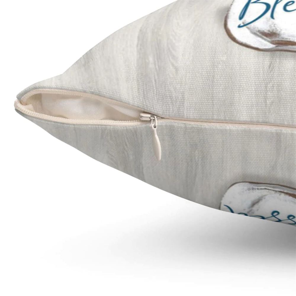 Christian Pillow, Jesus Pillow, Floral, Flowers Vase Pillow, Simply Blessed Throw Pillow, Christian Throw Pillow, Inspirational Gifts, Best Pillow