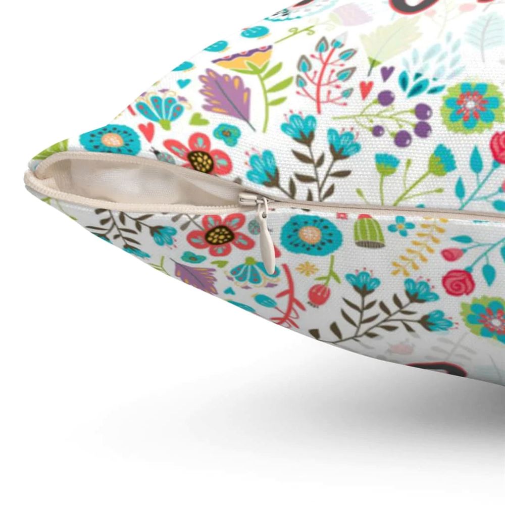 Christian Pillow, Jesus Pillow, Floral Pattern Pillow, Just Be Who God Made You To Be Pillow, Christian Throw Pillow, Inspirational Gifts, Best Pillow