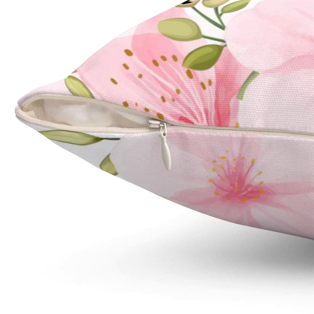 Christian Pillow, Jesus Pillow, Flower Pillow, She Is Strong Proverbs 3125 Throw Pillow, Christian Throw Pillow, Inspirational Gifts, Best Pillow