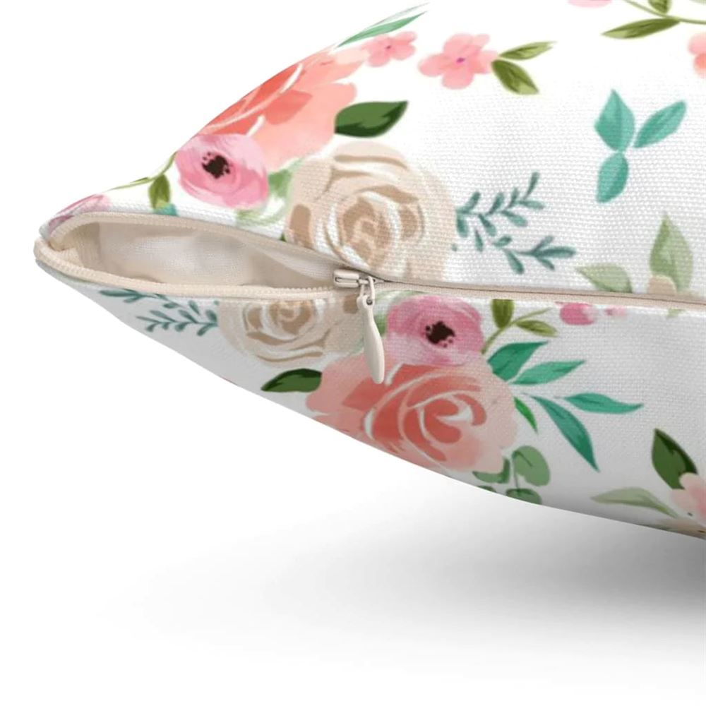 Christian Pillow, Jesus Pillow, Flower Pillow, Turn Your Eyes Upon Jesus Pillow, Christian Throw Pillow, Inspirational Gifts, Best Pillow