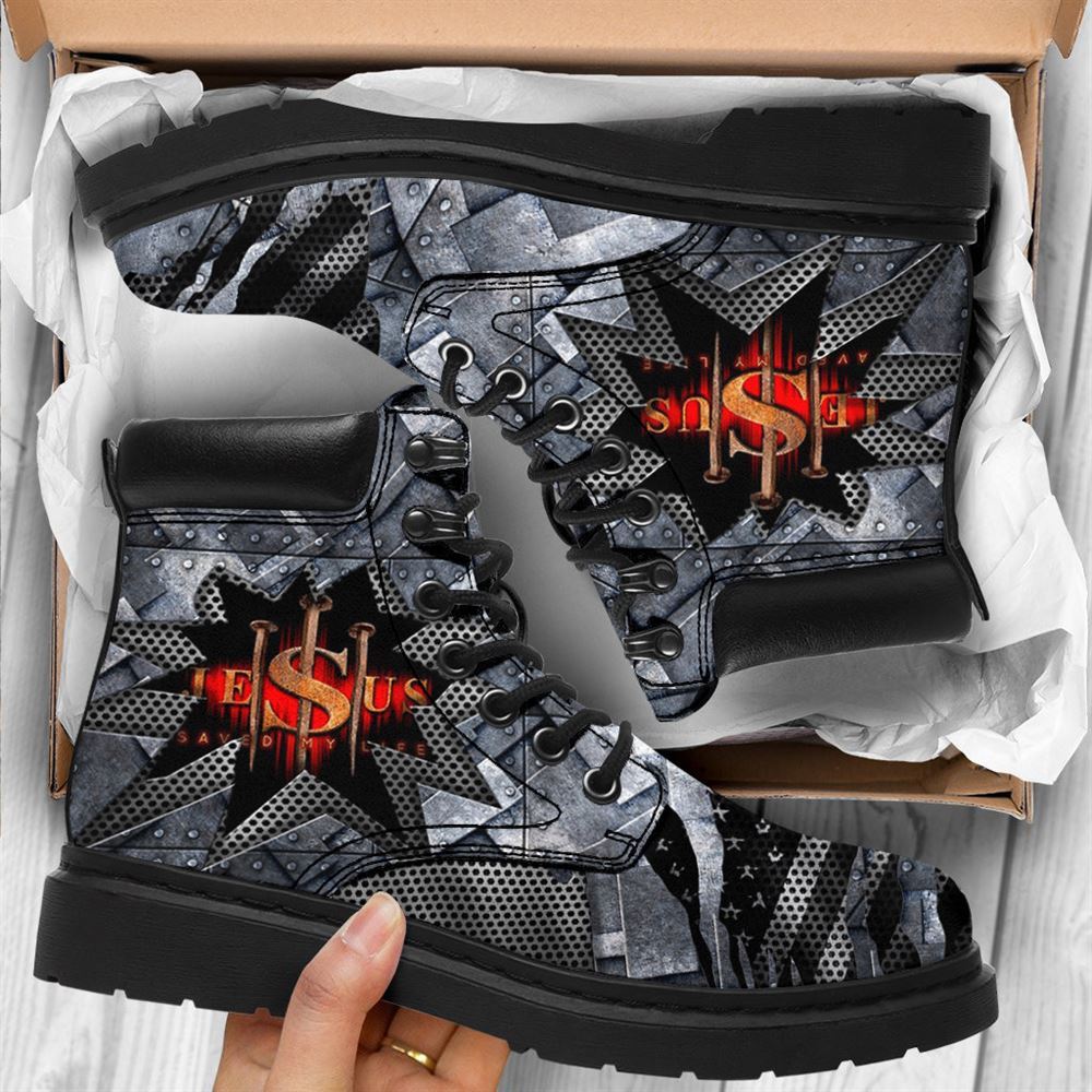 Christian Saved My Life Boots, Christian Lifestyle Boots, Bible Verse Boots, Christian Apparel Boots