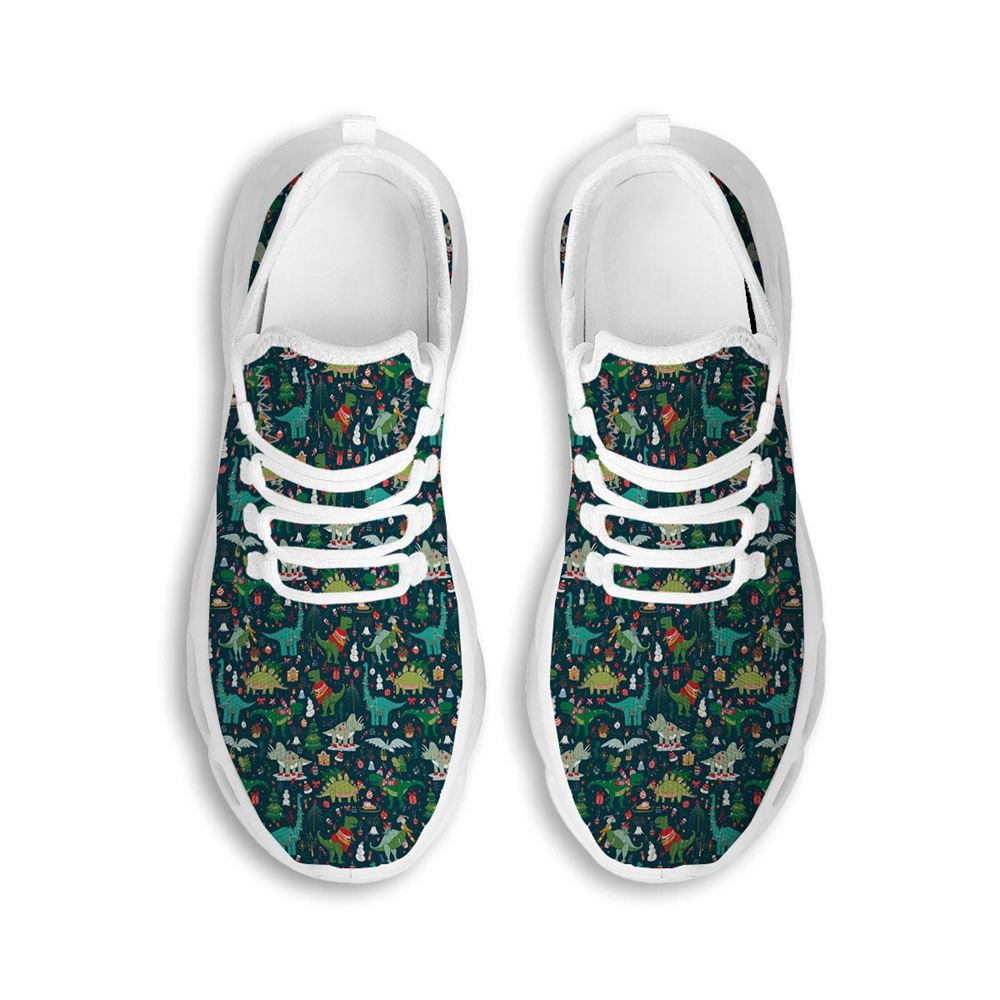 Christmas Animals Fun Print Pattern White Max Soul Shoes For Men Women, Best Running Sneaker, Christmas Shoes, Winter Fashion Shoes