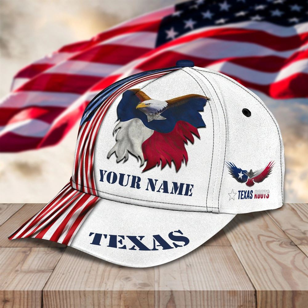 Custom 3D Texas Roots Cap Hat, Christian Baseball Cap, Religious Cap, Jesus Gift, Jesus Hat