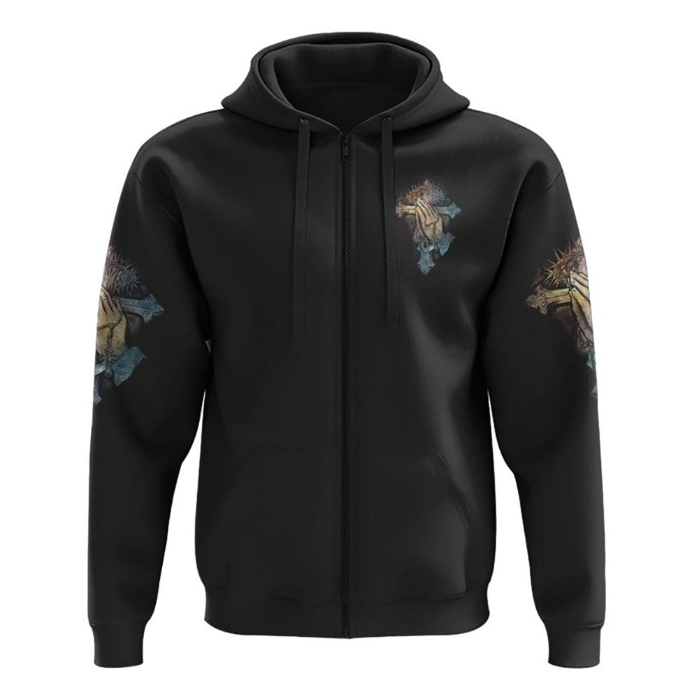 Fear Not For I Am With You All Over Print 3D Hoodie, Christian Hoodie, Christian Sweatshirt, Bible Verse Shirt