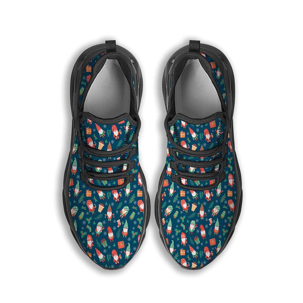 Gnomes Christmas Print Pattern Black Max Soul Shoes For Men Women, Best Running Sneaker, Christmas Shoes, Winter Fashion Shoes