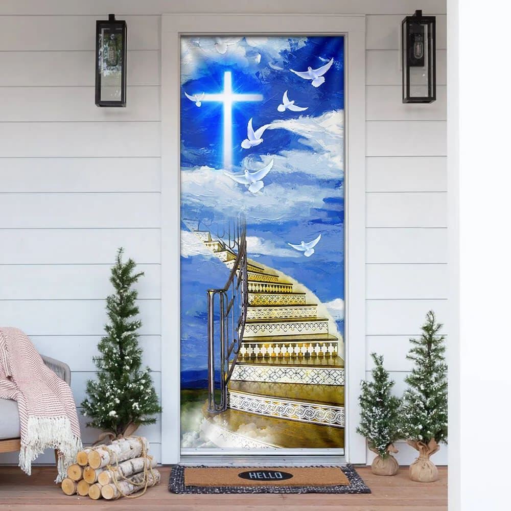 Go To Heaven Jesus Door Cover, Christian Door Decor, Door Christian Church, Christian Door Plaques
