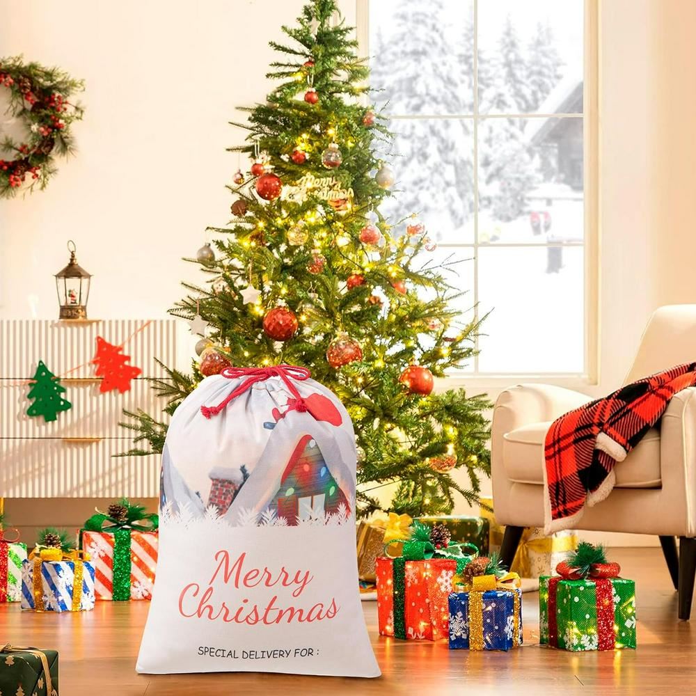 House Merry Christmas Sacks, Gift For Chidren, Christmas Bag Gift, Christmas Gift 2023
