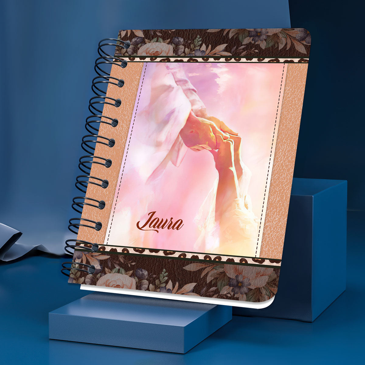 Humble Yourselves Before The Lord And He Will Exalt You Personalized Spiral Notebook, Scripture Gifts For Christian