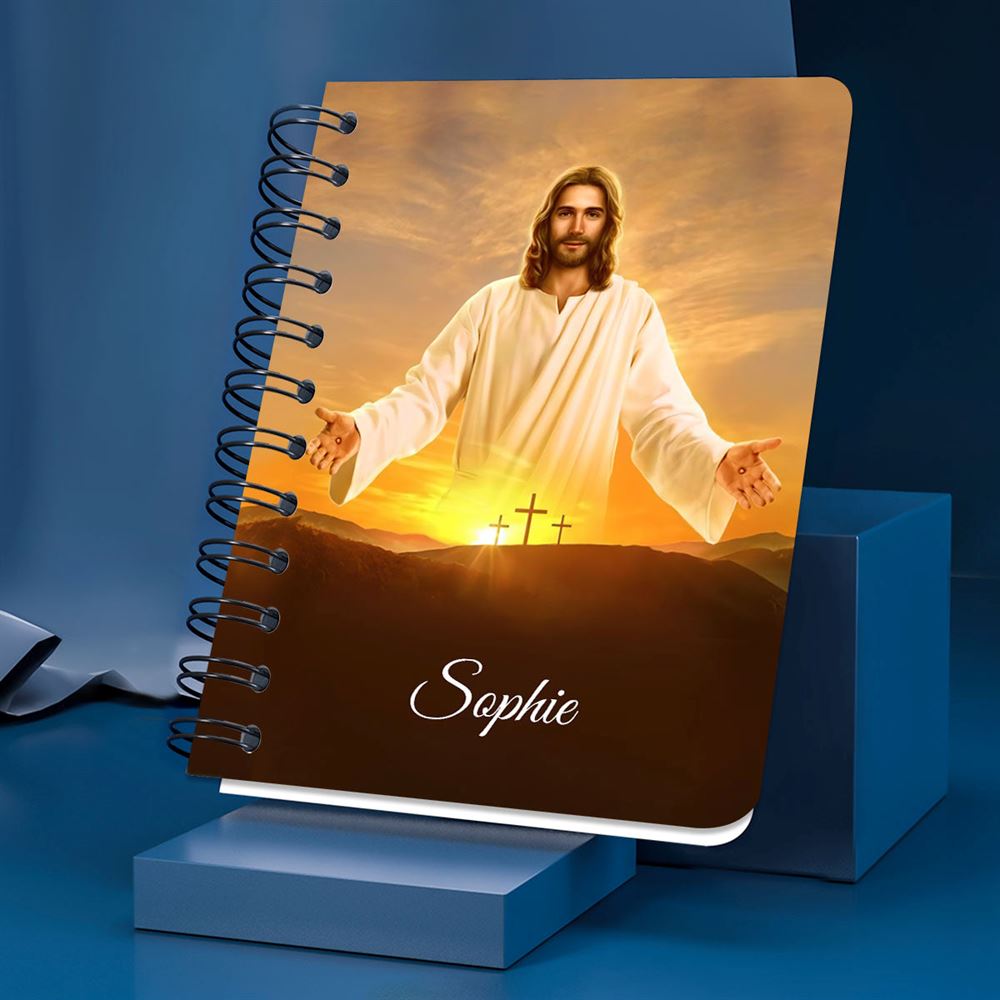 I Am The Way And The Truth And The Life Personalized Spiral Notebook, Scripture Gifts For Christian
