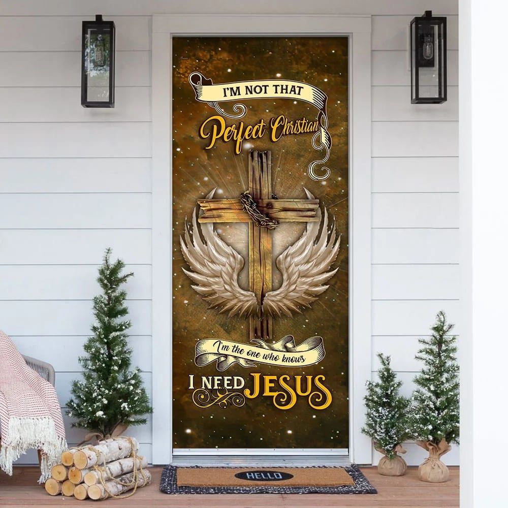 I Need Jesus Door Cover, Christian Door Decor, Door Christian Church, Christian Door Plaques