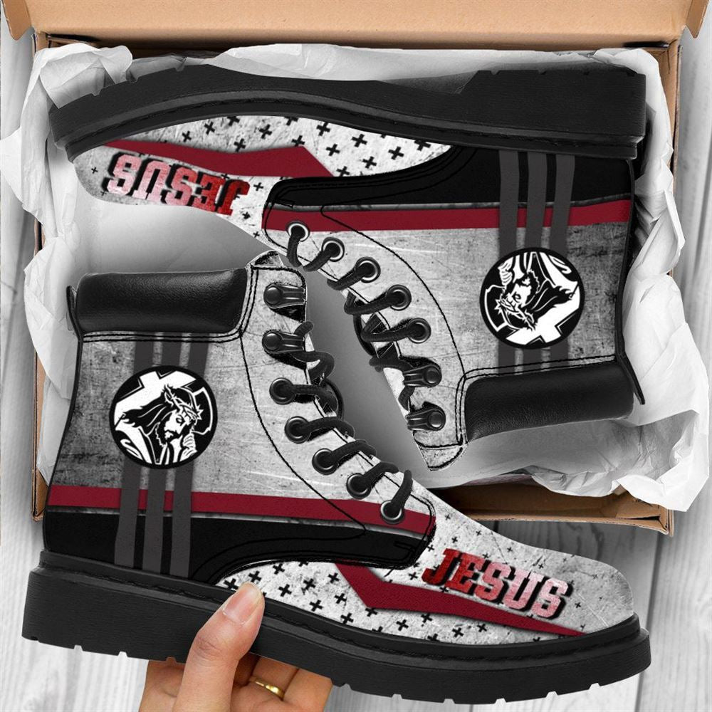 Jesus Boots, Christian Fashion Shoes, Christian Lifestyle Boots, Bible Verse Boots, Christian Apparel Boots