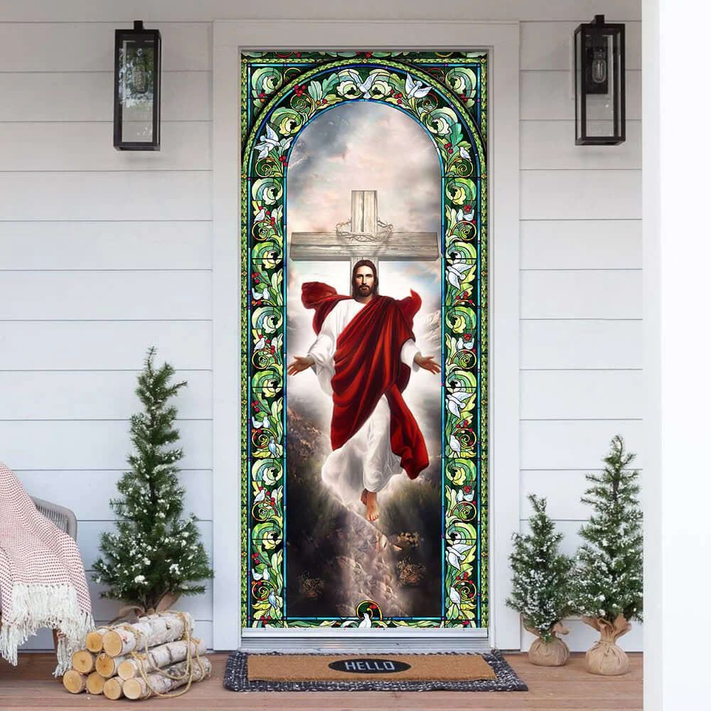 Jesus Christian Door Cover, Christian Door Decor, Door Christian Church, Christian Door Plaques