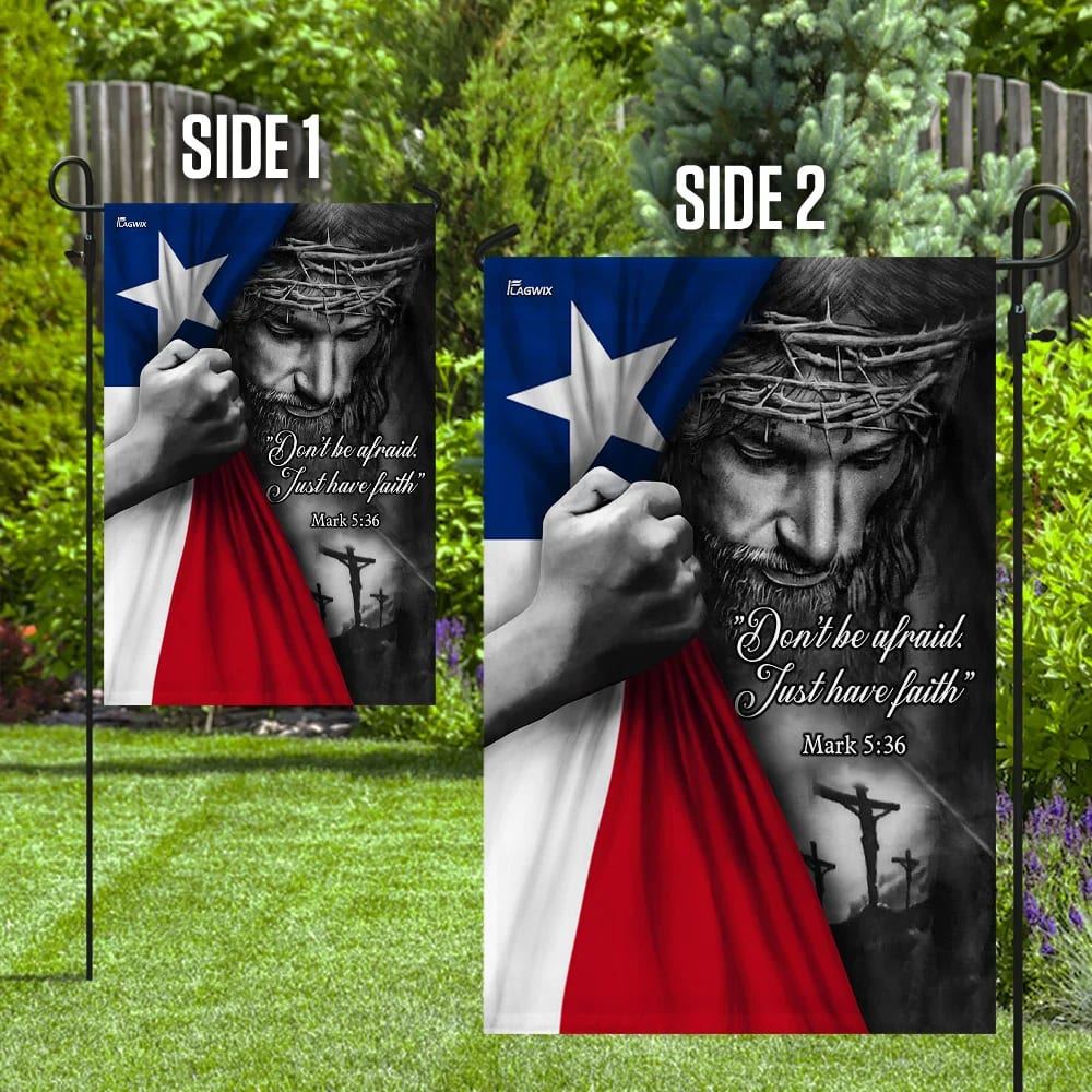 Jesus Christian Texas House Flags, Christian Flag, Scripture Flag, Garden Banner