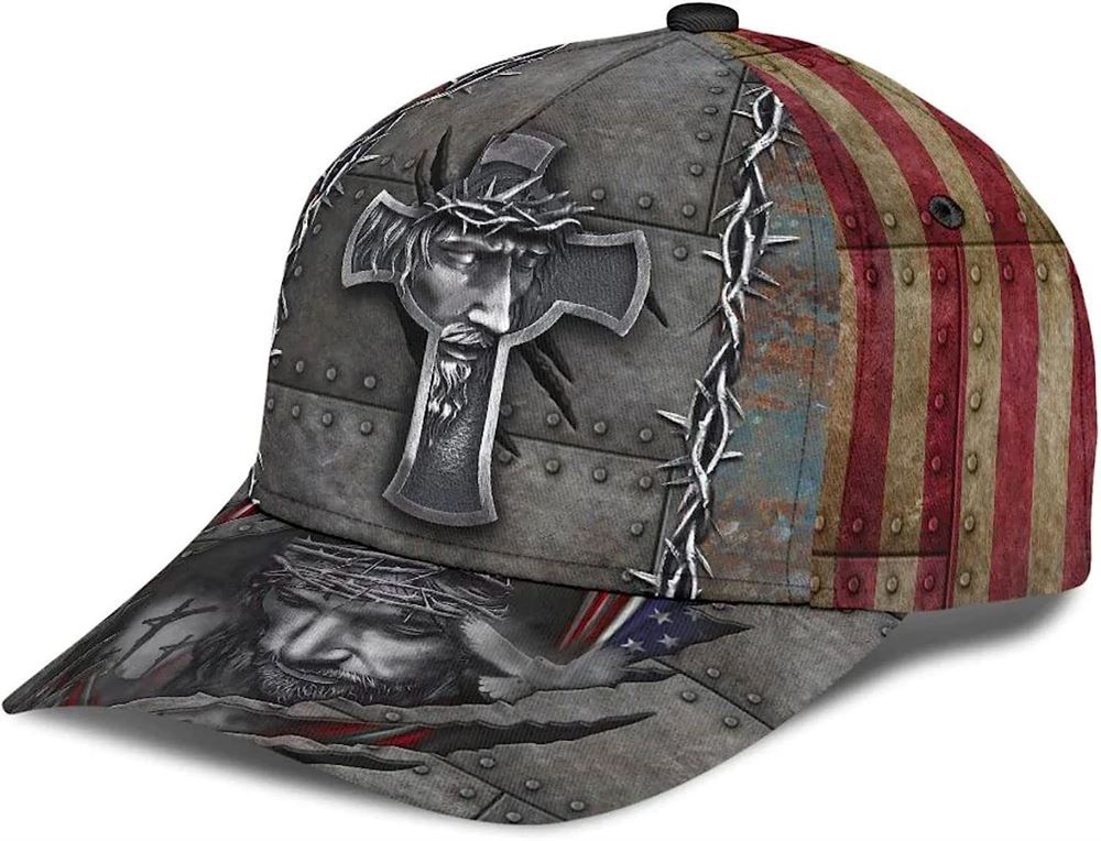 Jesus Cross Crucifixion Of Jesus All Over Print Baseball Cap, God Cap, Gift Ideas For Male